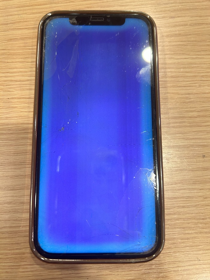 豊川市でiPhone12の画面修理なら即日対応】画面が真っ青になる症状も
